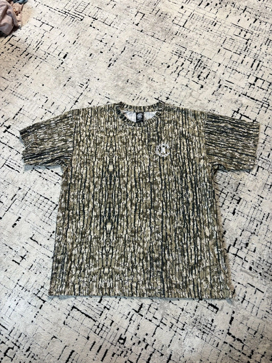 Crooks & Castles Oversized Camo Streetwear Graphic T-Shirt Size Medium