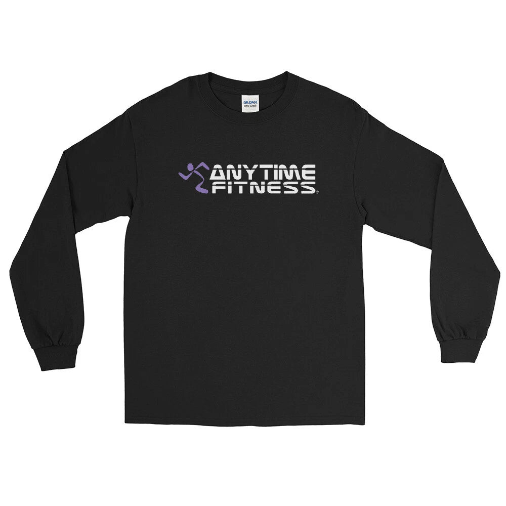 Men’s ANYTIME FITNESS Black Long Sleeve Shirt