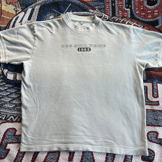 Modern Des Stud White 1962 Blue T Shirt Size M