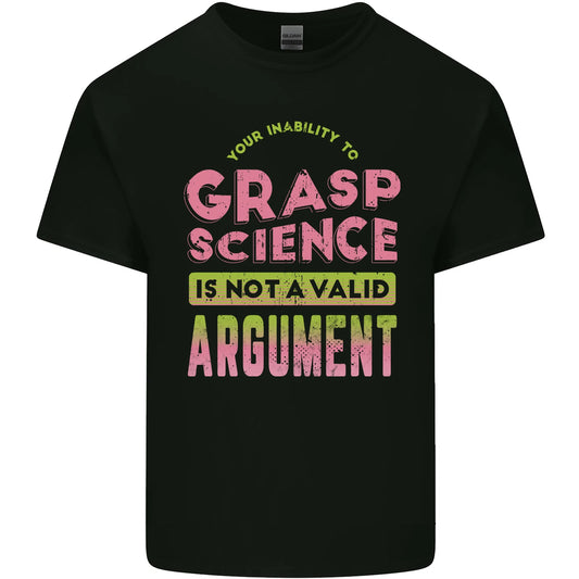 Grasp Science Funny Geek Nerd Physics Maths Mens Light Cotton T-Shirt