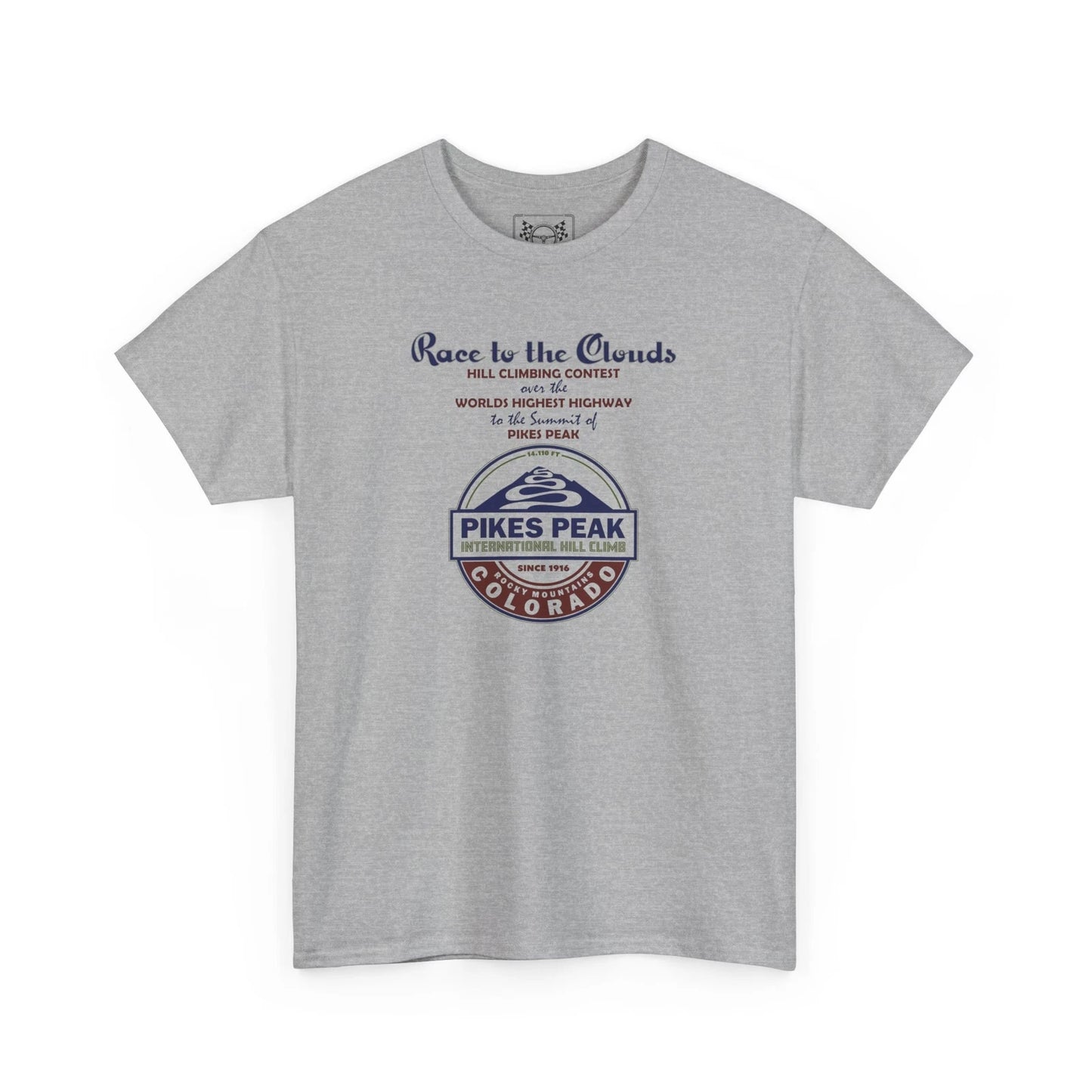 Colorado Springs Racing T-Shirt - Pikes Peak Retro Tee - Sports Car Fans Gift