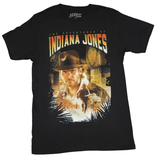Indiana Jones New Adult T-Shirt - The Adventures Photo Collage