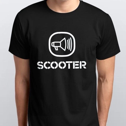 SCOOTER new T-SHIRT sizes S M L XL XXL colours black white