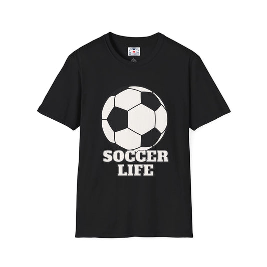 Soccer Life T-Shirt, Sports Tee Gift for Soccer Lovers, Unisex Soccer Shirt,
