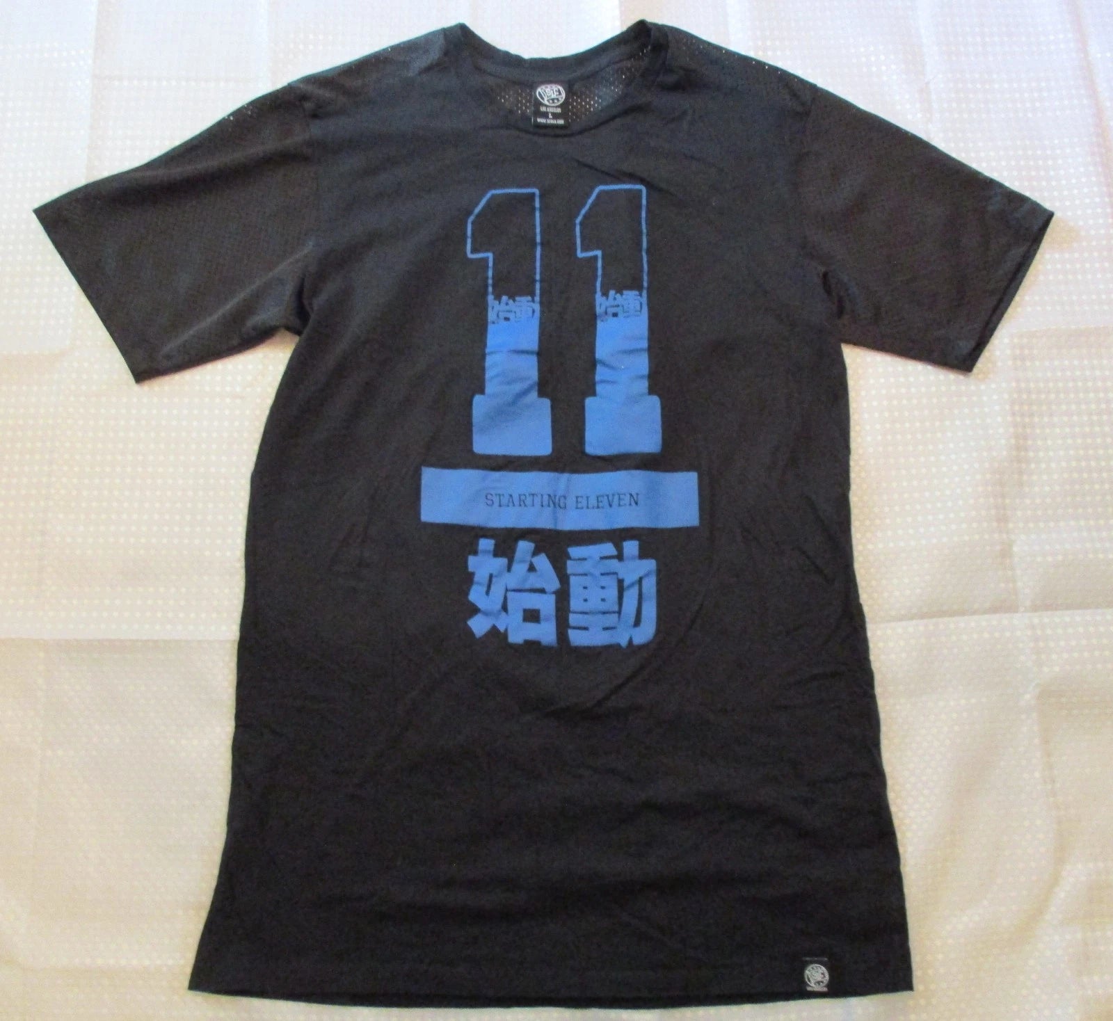 SLC Los Angeles Soccer Anime & Manga Blue Lock Japanese Kanji T-Shirt  Sz. L