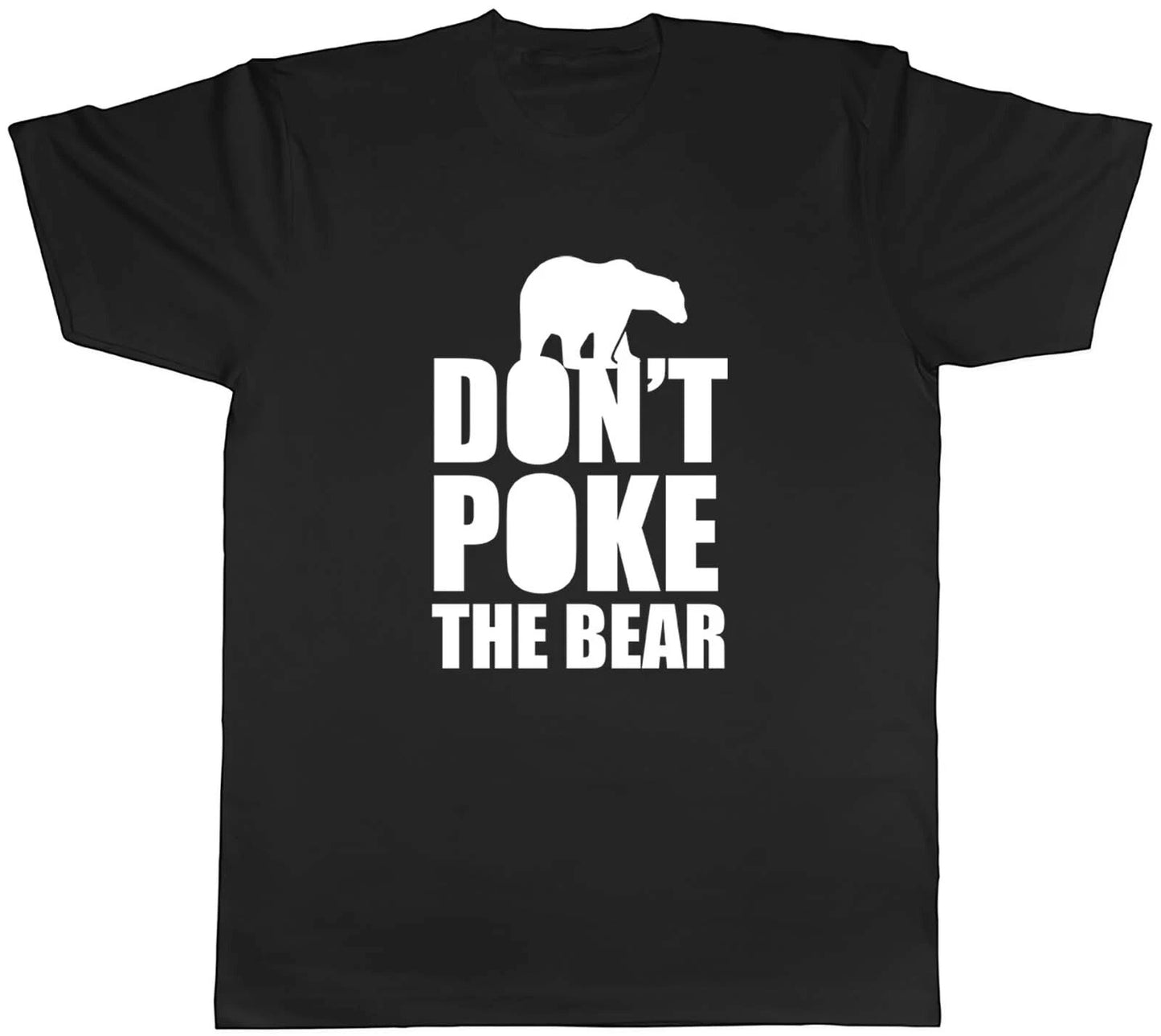 Don't Poke the Bear Mens T-Shirt Funny Polar Bear Tee Gift
