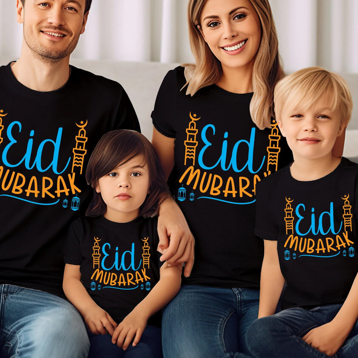 Stylish And Festive Eid T-Shirts For The Whole Family Perfect For Matching #EMD