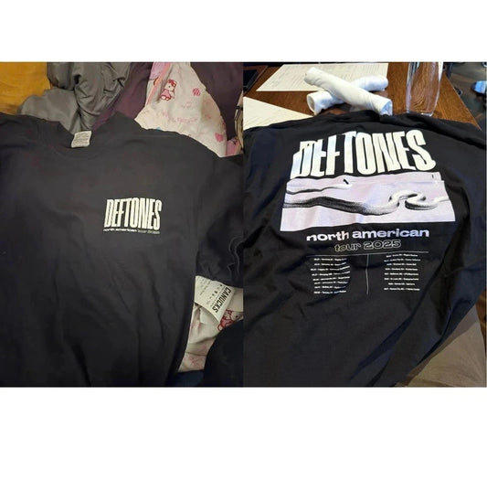 Neww!! Deftones North American Tour August To September 2025 T-Shirt