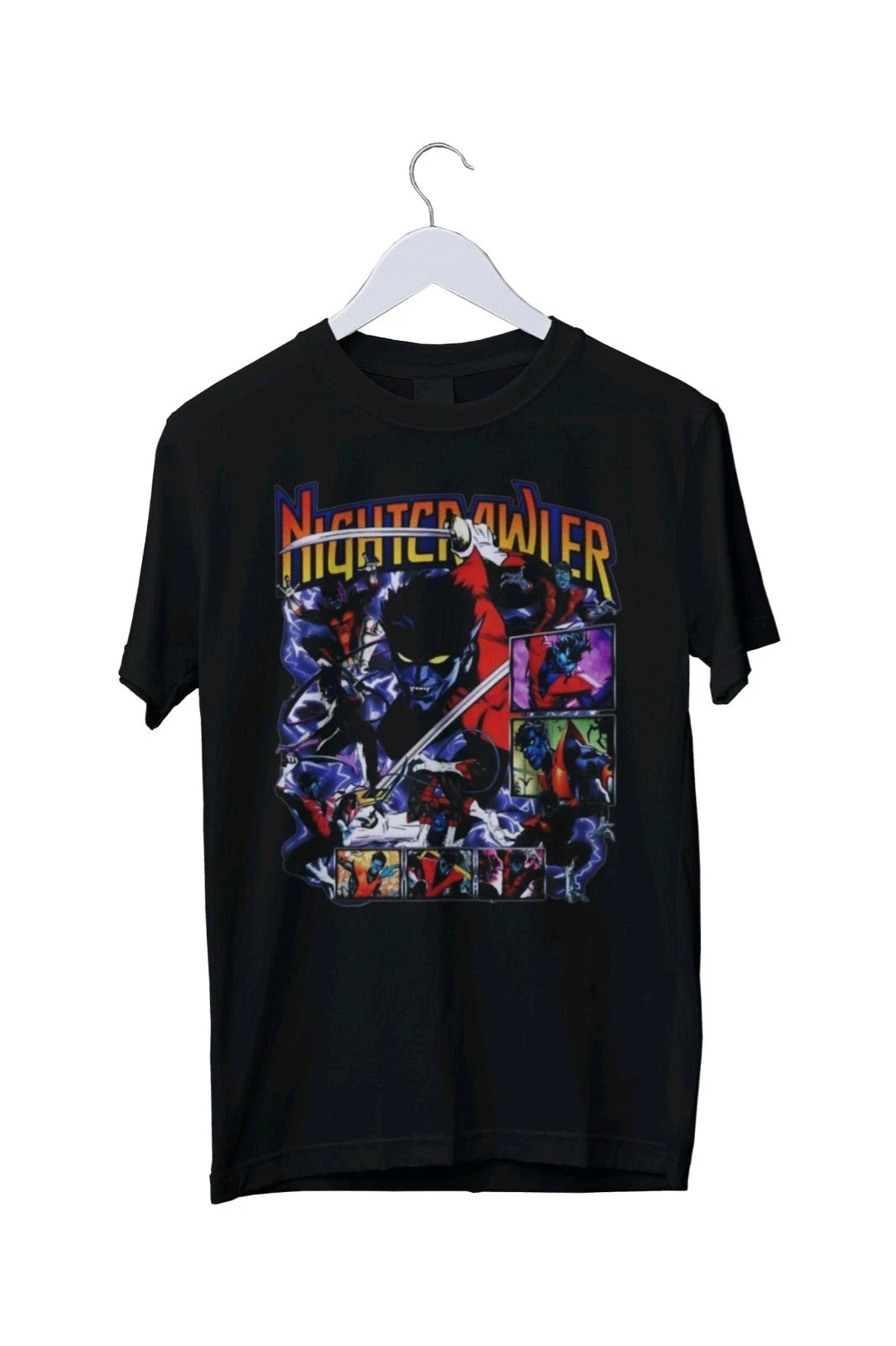 NightCrawler X-Men Graphic Print Mens Unisex T-Shirt S M L XL 2 3 4 XL