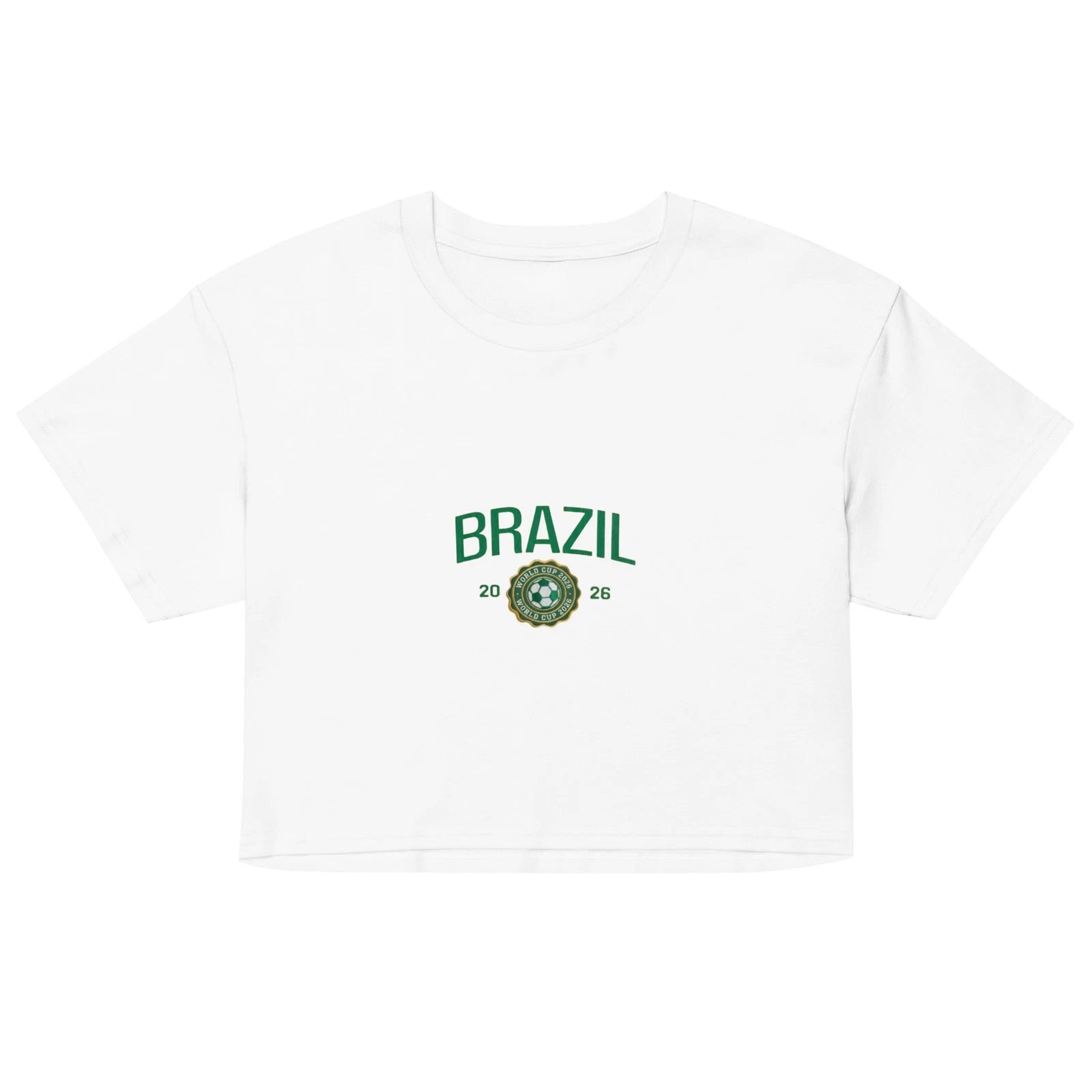 Brazil 2026 Soccer Futbol Fan Women’s crop top