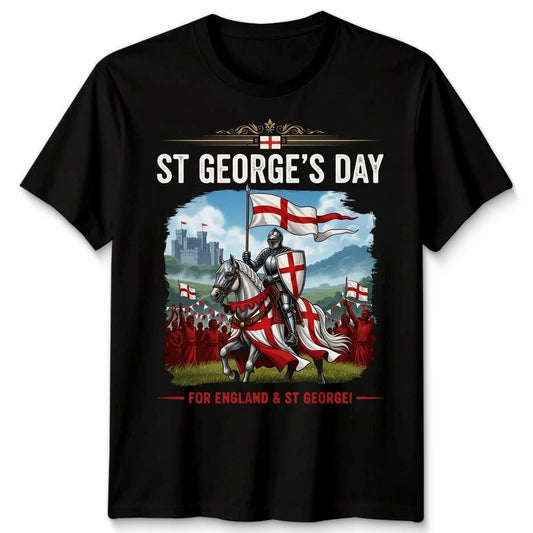 St Georges Day Outfit Idea Unisex Knight Horse Saint George Tshirt
