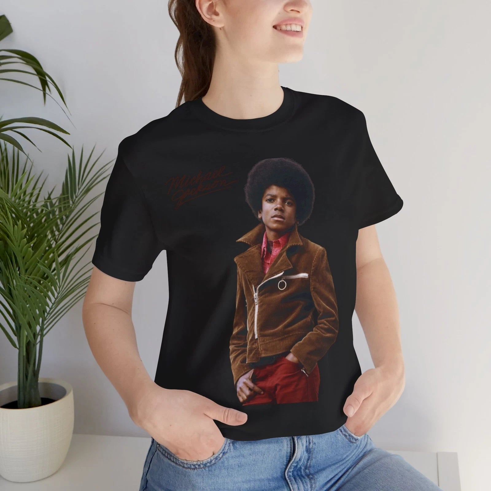 Young Michael Jackson | Retro 70s Tee | Vintage Style Music Icon T-Shirt
