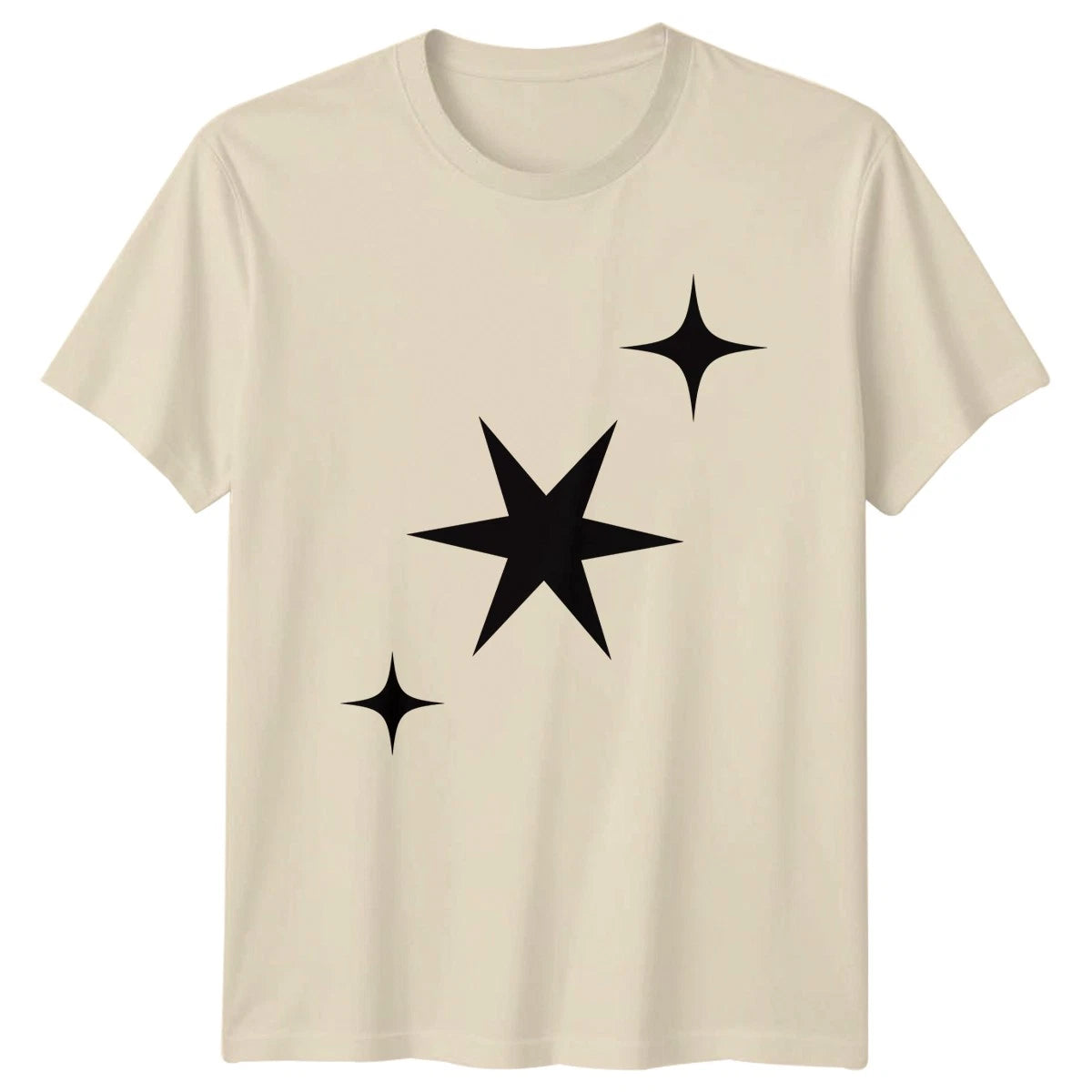 Simple Aesthetic Celestial Star Burst T-Shirt Star Pattern Aesthetic Design