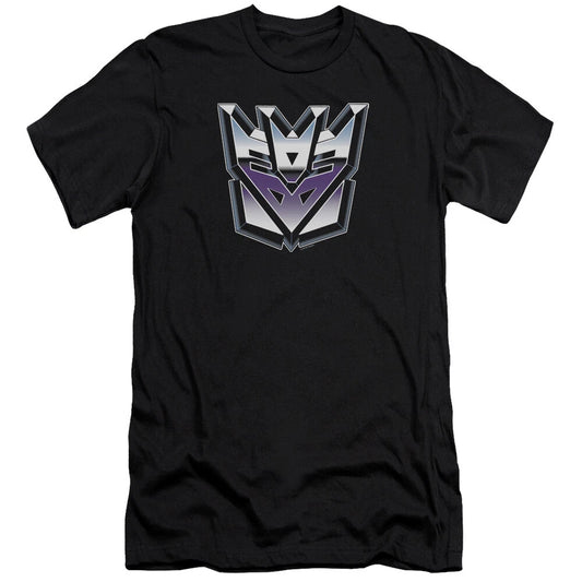 Transformers Premium Canvas T-Shirt Decepticon Logo Black Tee