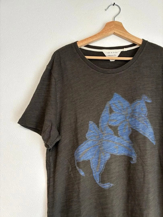 rag & bone Men's T-Shirt Size M Gray Soft Cotton