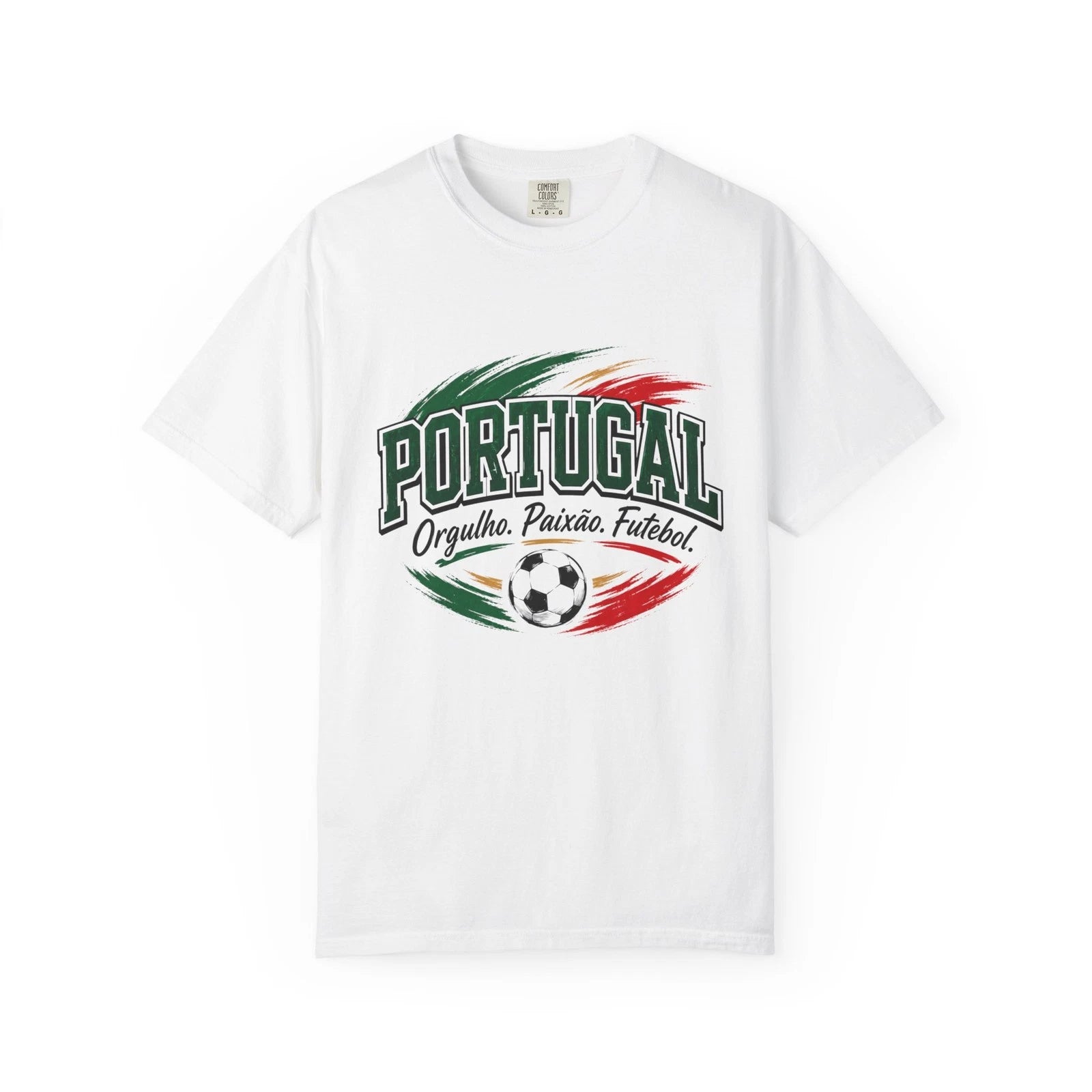 Portugal Soccer Fan T-Shirt | Orgulho Paixão Futebol Country Pride Tee