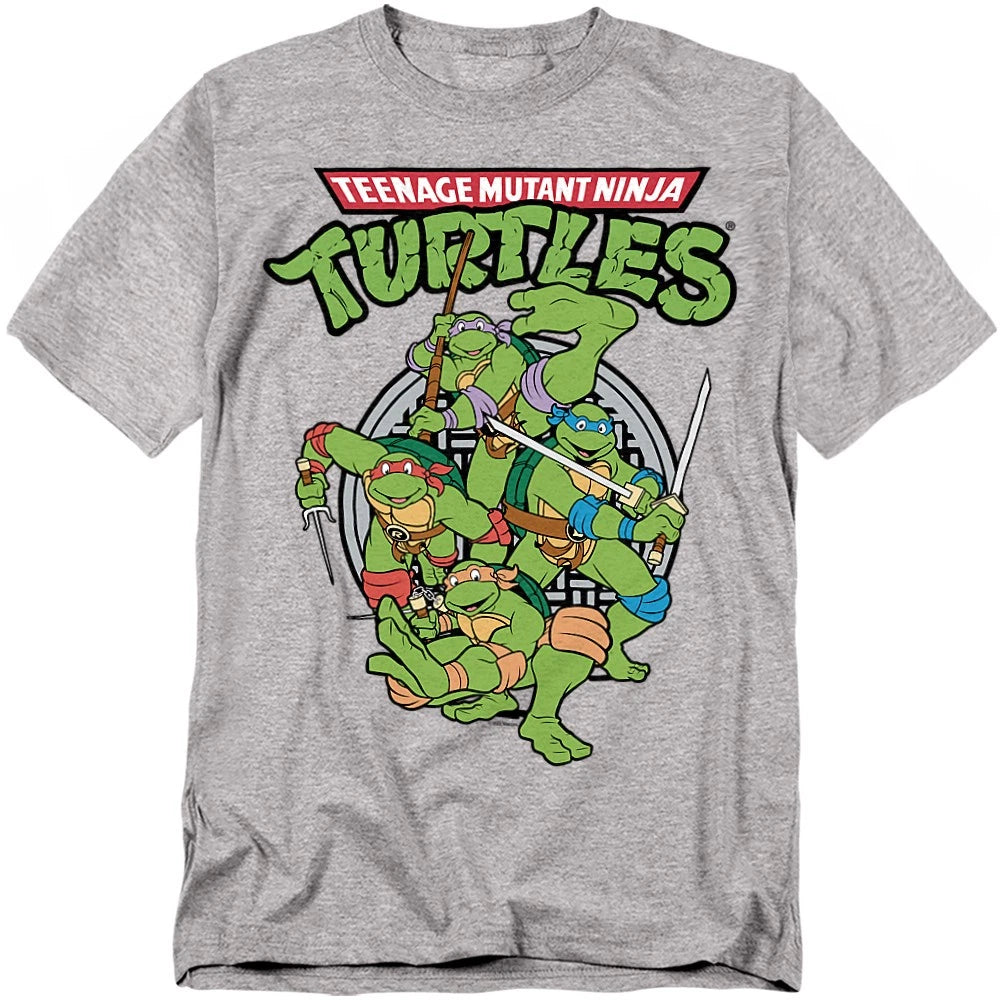 Tmnt Tmnt Group T-Shirt S-5XL, Athletic Heather