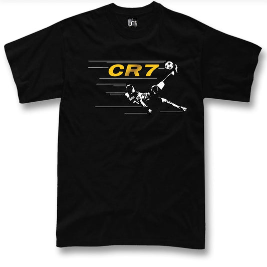 Ronaldo t shirt bicycle kick cr7 tee