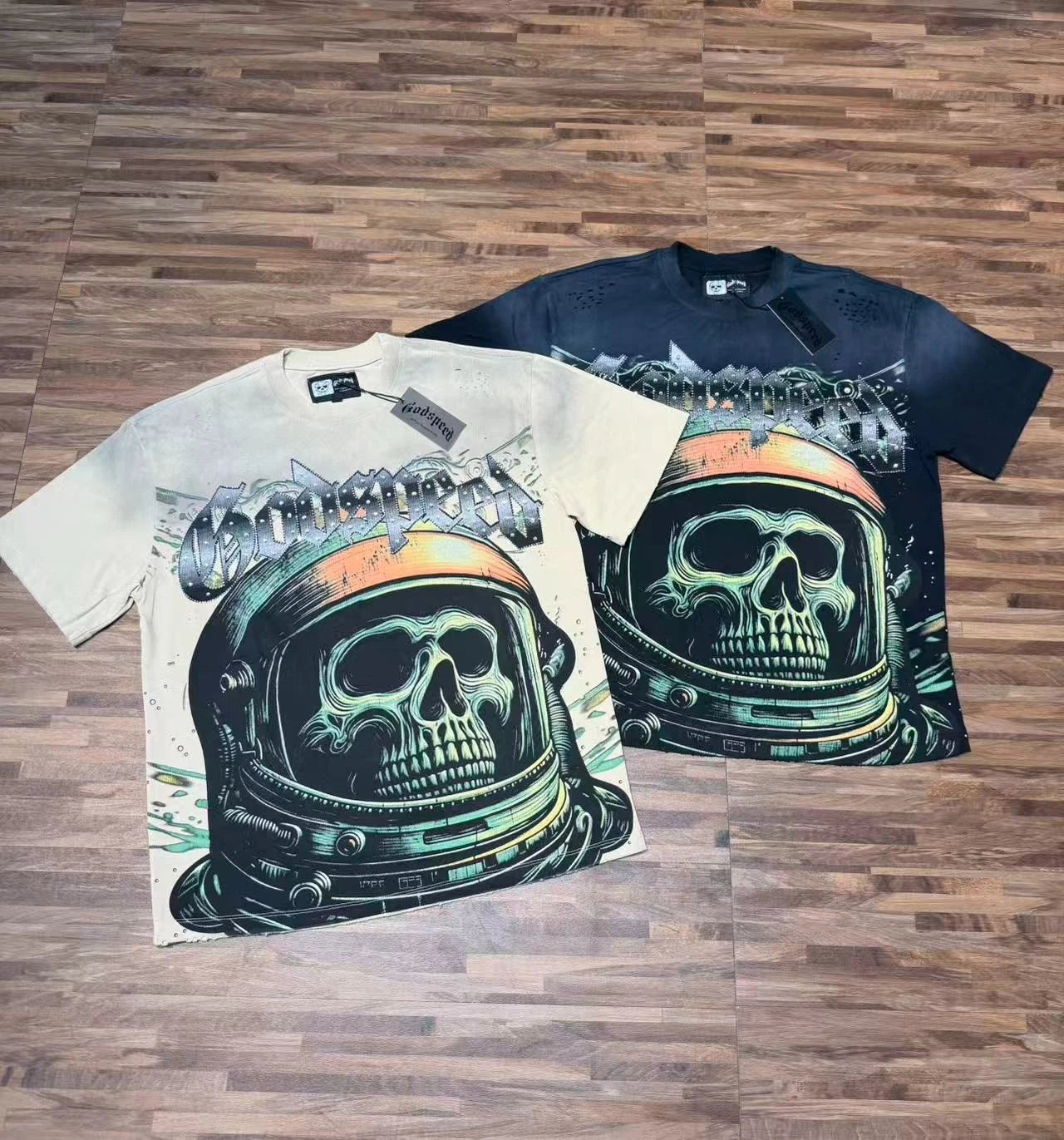 Godspeed tee shirt Black & Gray white S-M-L-XL Unisex
