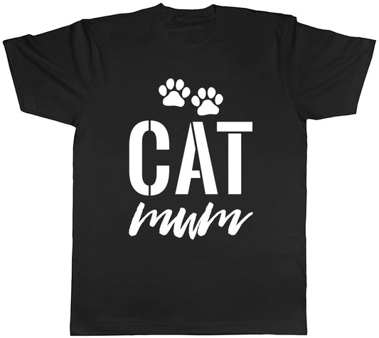 Cat Mum Womens Ladies T-Shirt Tee