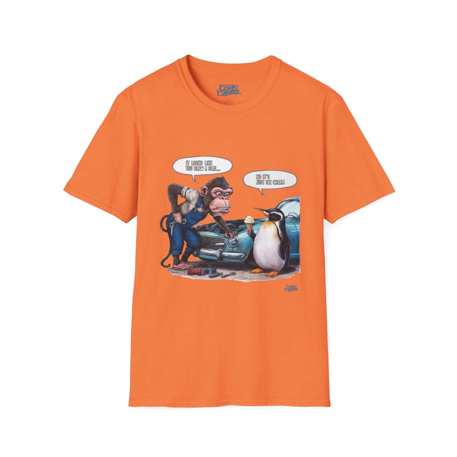 It Looks Like You Blew a Seal Monkey/Penguin - Gildan Unisex Soft-style T-shirt