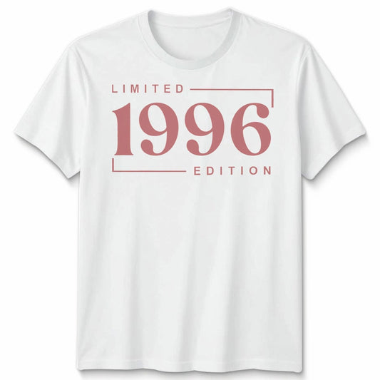 30th Birthday Gift Unisex T Shirt Limited Edition 1996 Present For Him Her