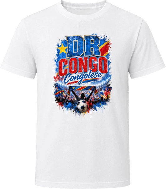 DR Congo Congolese Soccer Football National Supporters T Shirt