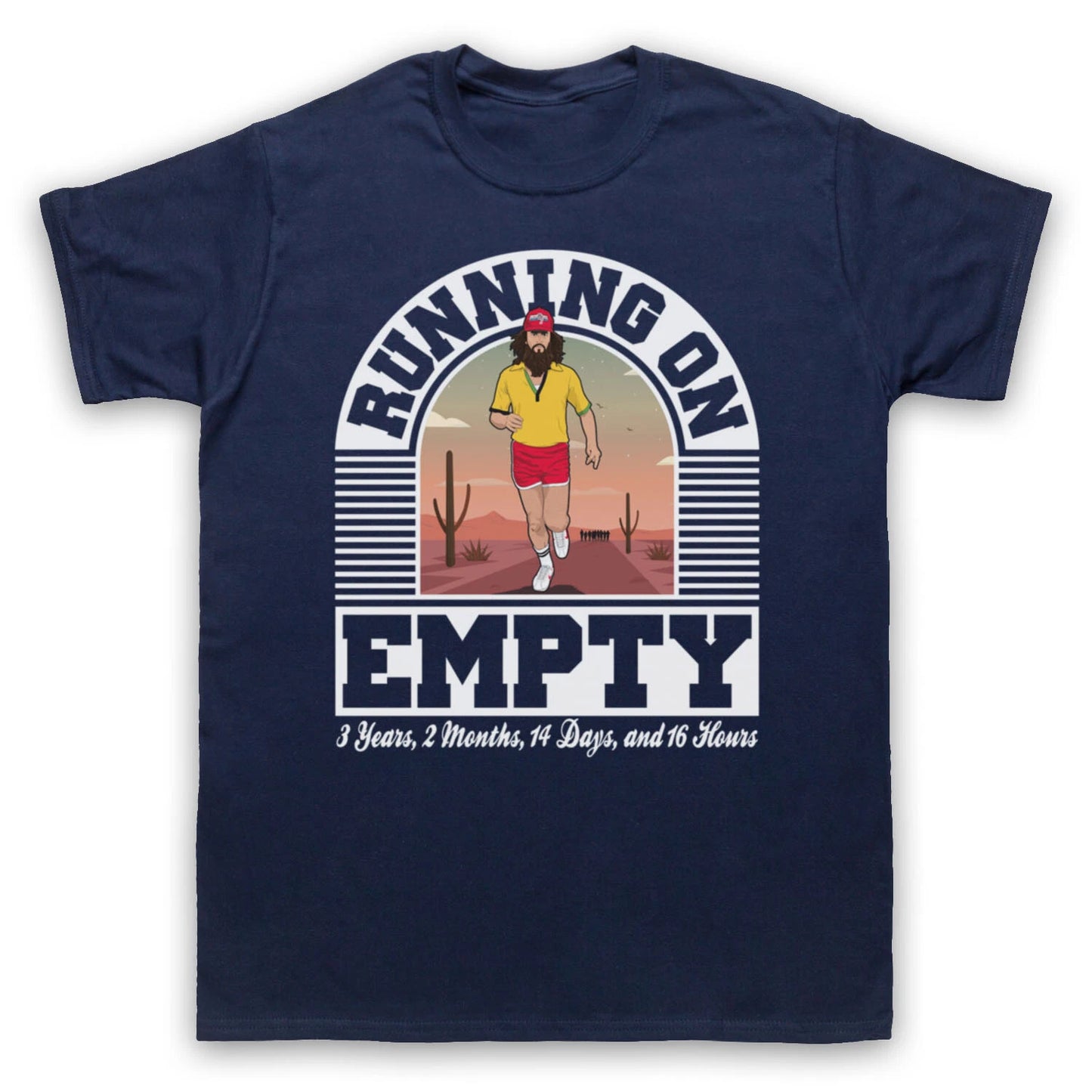 JACKSON BROWNE FORREST GUMP RUNNING ON EMPTY I WAS MENS & WOMENS T-SHIRT