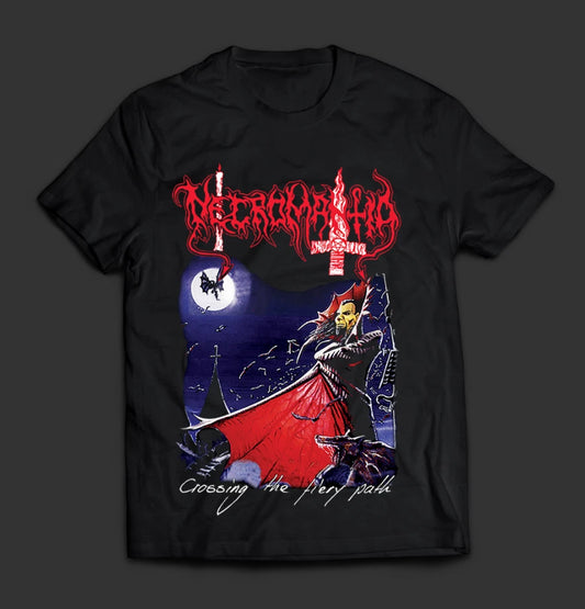 NECROMANTIA – Crossing the Fiery Path into the Realm of Shadows shirt two sided