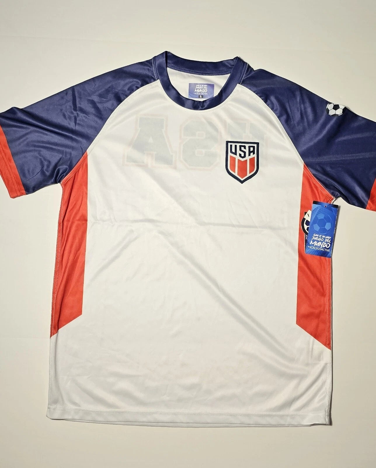 USA Soccer Xcelsius Active Game Of The World Shirt Men’s Size L