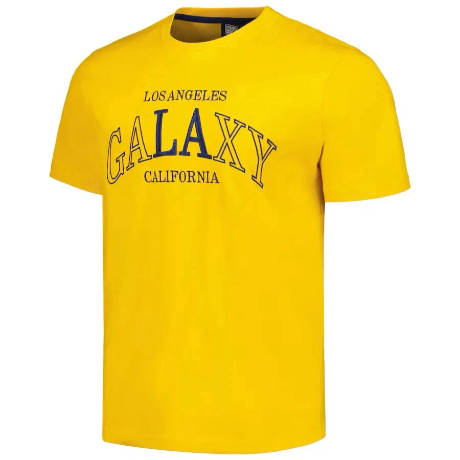 LA Galaxy Men's Heavy Relaxed Fit Tee, Yellow, S