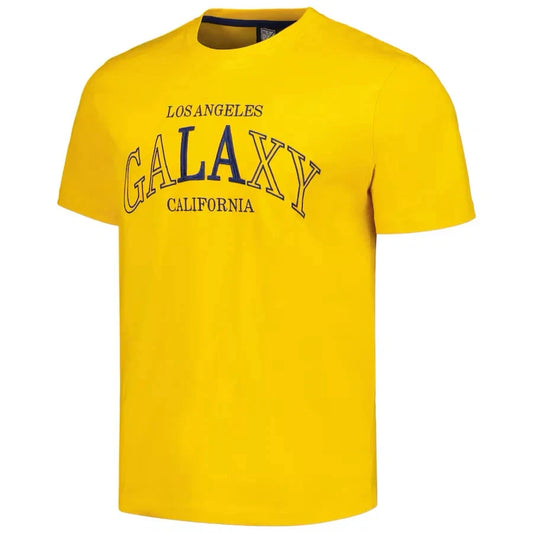 LA Galaxy Men's Heavy Relaxed Fit Tee, Yellow, M
