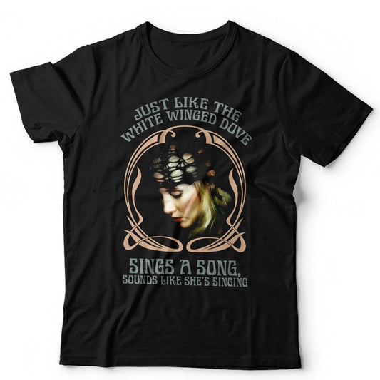 Stevie Nicks TShirt Just Like The White Winged Dove Unisex & Kids Vintage Retro