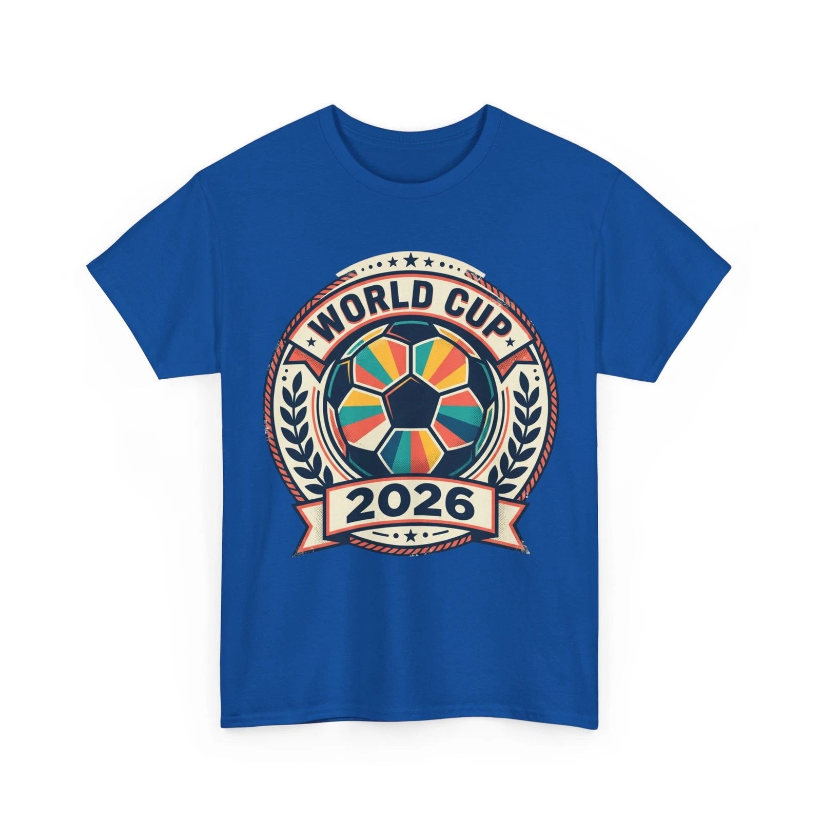 World Cup 2026 Soccer Badge T-Shirt | Retro Football Emblem| World Cup USA