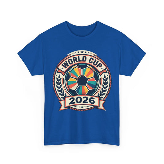 World Cup 2026 Soccer Badge T-Shirt | Retro Football Emblem| World Cup USA