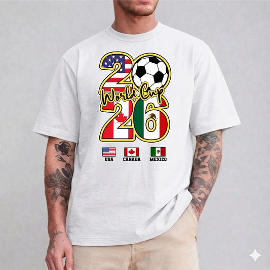 2026 World Cup T-Shirt, Football Fan Gift Shirt, USA Canada Mexico Soccer Fan