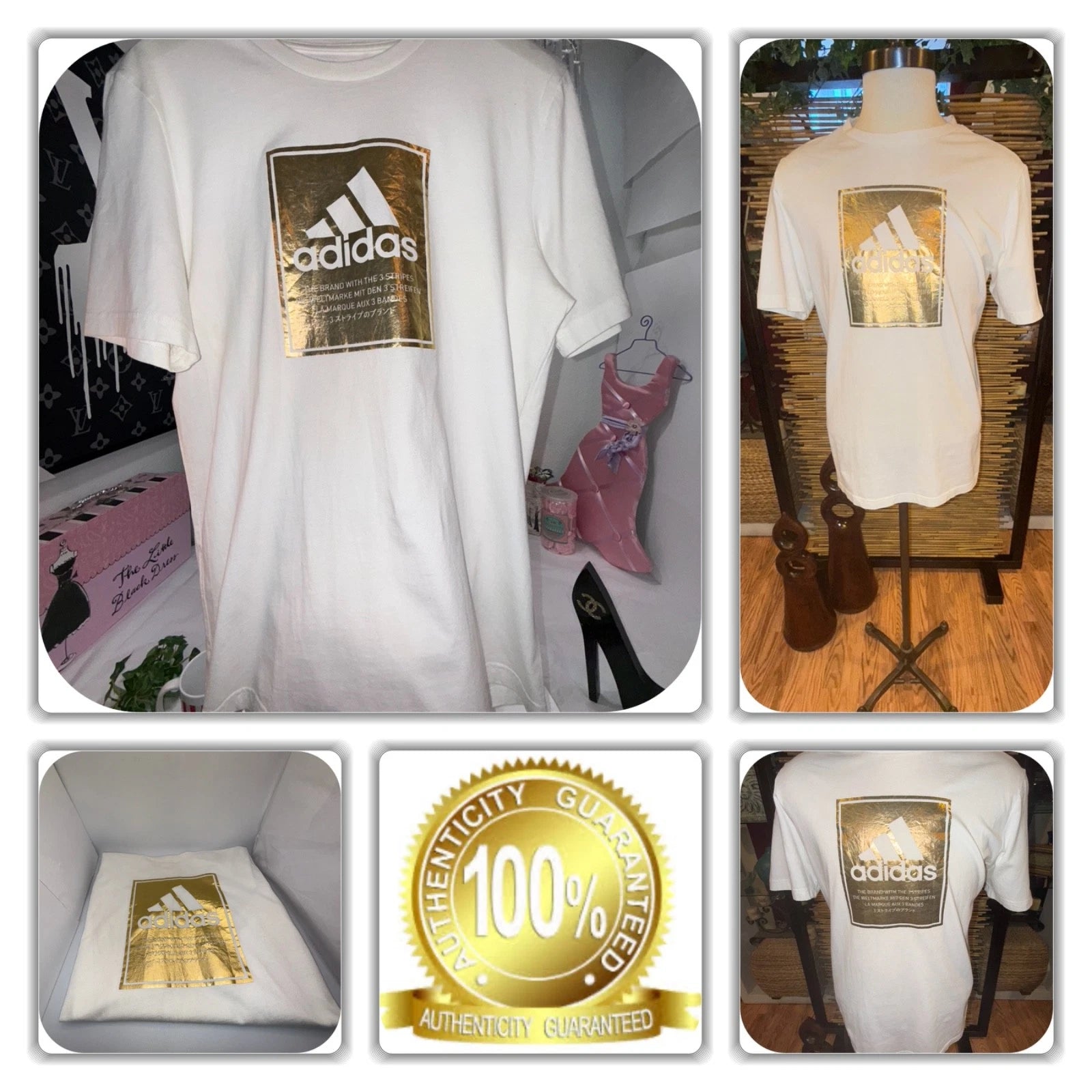 STYLISH ADIDAS SHIRT MEDIUM!