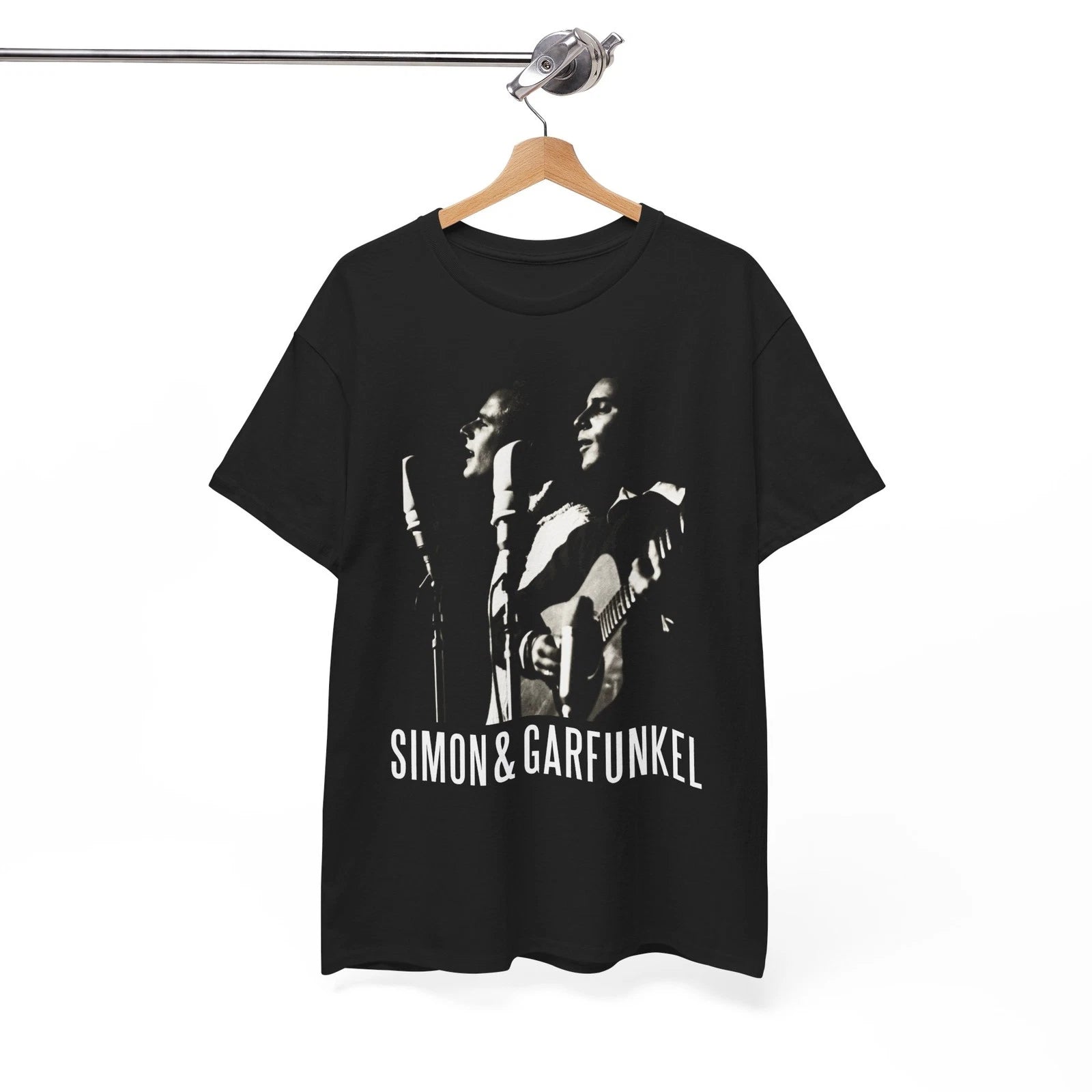Simon and Garfunkel T Shirt, Music Band Rock Roll Tee, All Size 5Xl Unisex Shirt