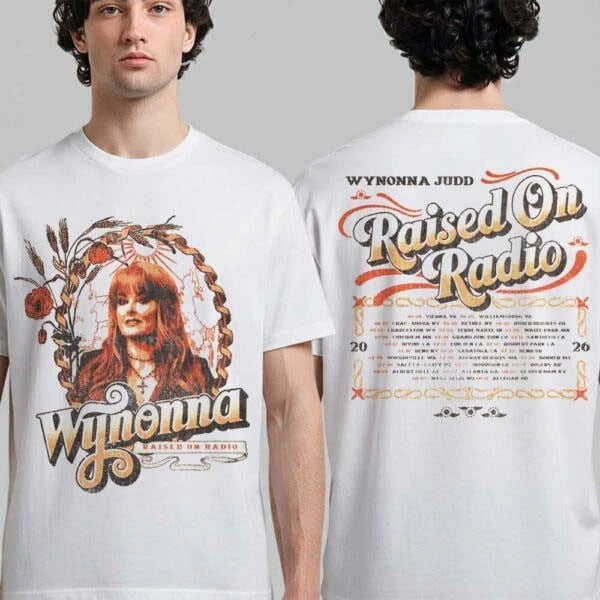 Wynonna Judd Raised On Radio Tour 2026 Merch Portrait T-Shirt