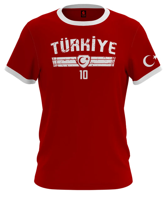Turkey T-Shirt Ayyıldız Crescent Moon Star Mens Womens Türkiye Fan Shirt Football World Cup