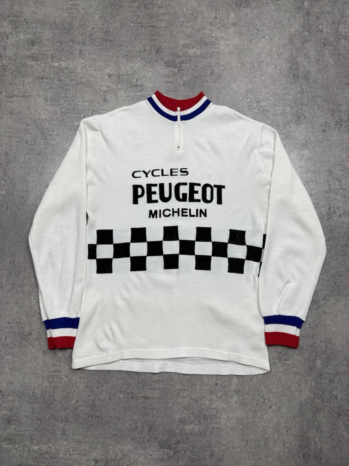 Vintage 1976-80 Long Sleeve T-Shirt Cycles Peugeot Michelin