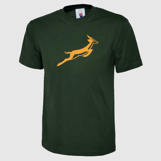 South Africa African Rugby T-Shirt Printed Funny Springbok Birthday Gift Sport T