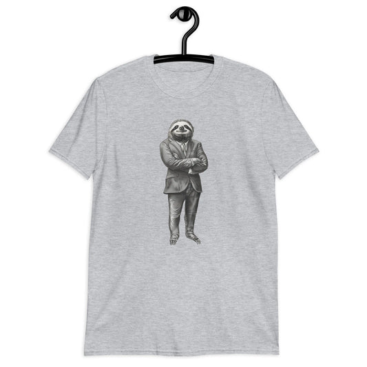 Sophisticated Stylish Sloth Short-Sleeve Unisex T-Shirt