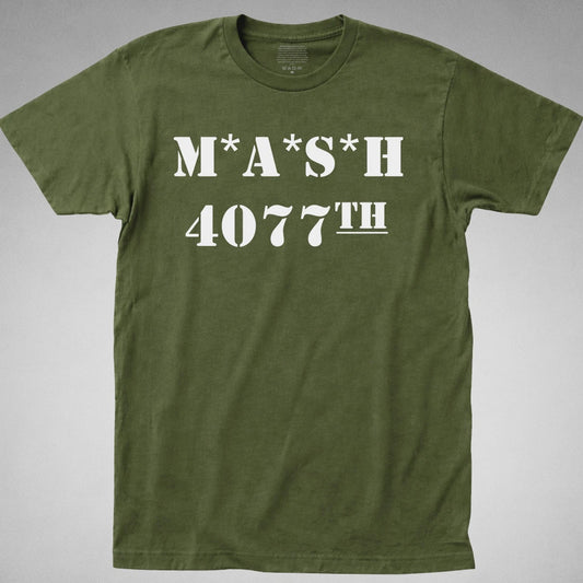 MASH 4077 th Shirt Hospital TV Show Army Military Division Vintage Retro Tee