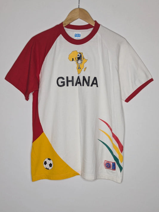 Vintage Ghana Football Soccer T-shirt ATSP Wear Men's Large