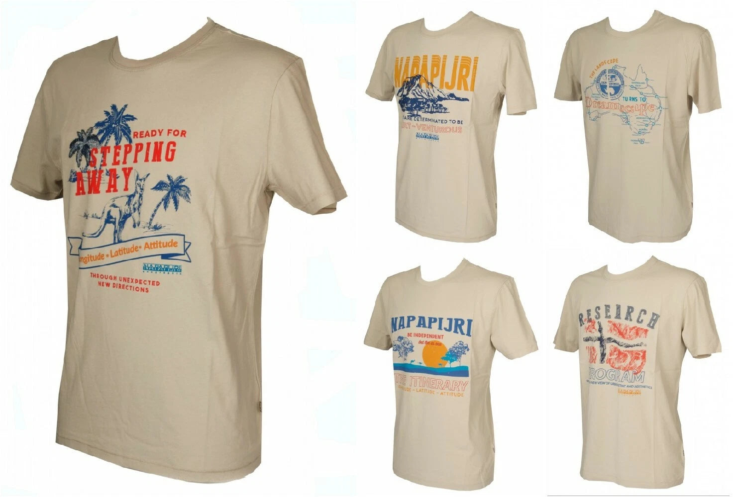 Men's NAPIJRI Cotton Short Sleeve Crew Neck T-Shirt Item NP0A4E3A