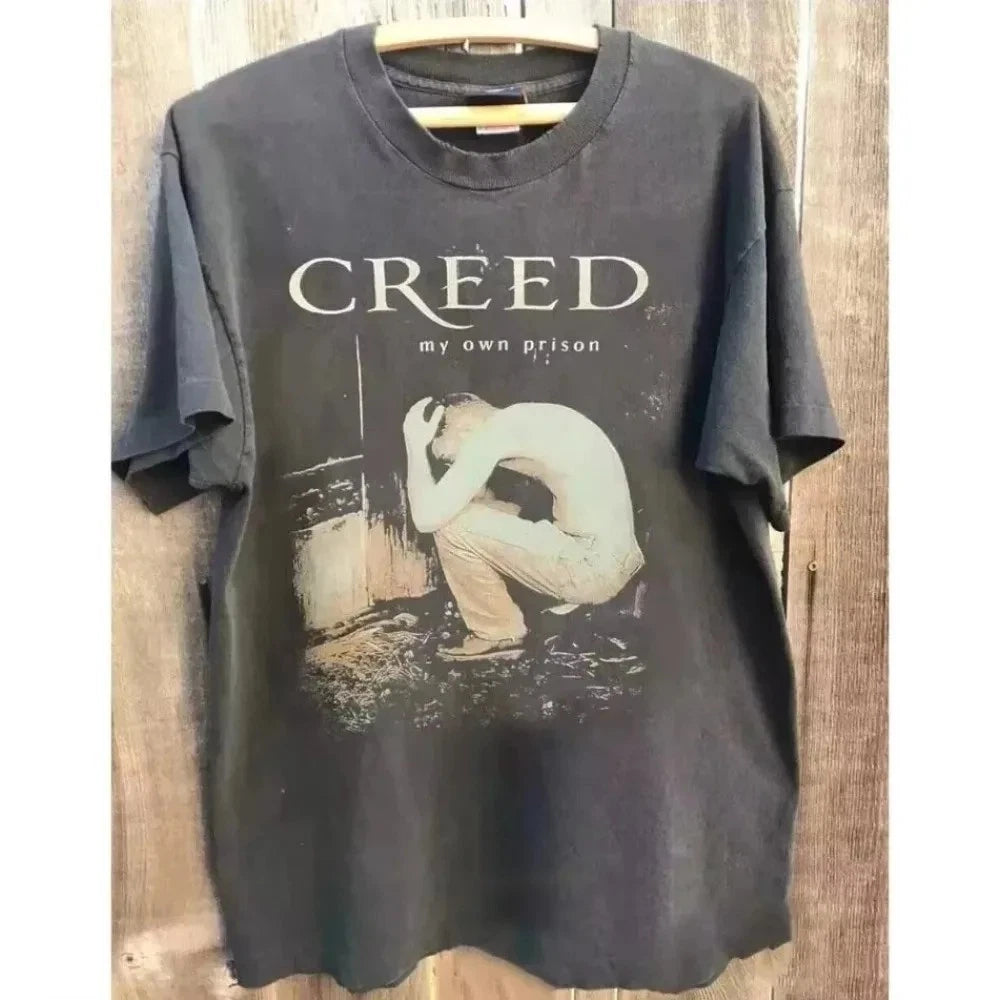 Creed T-Shirt Graphic Print Band Unisex Tees Cotton