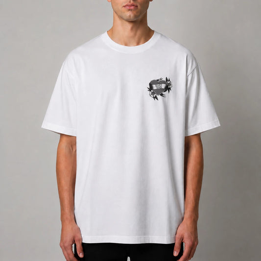 OVO White East End Heart Exclusive Tee Shirt - Large - New