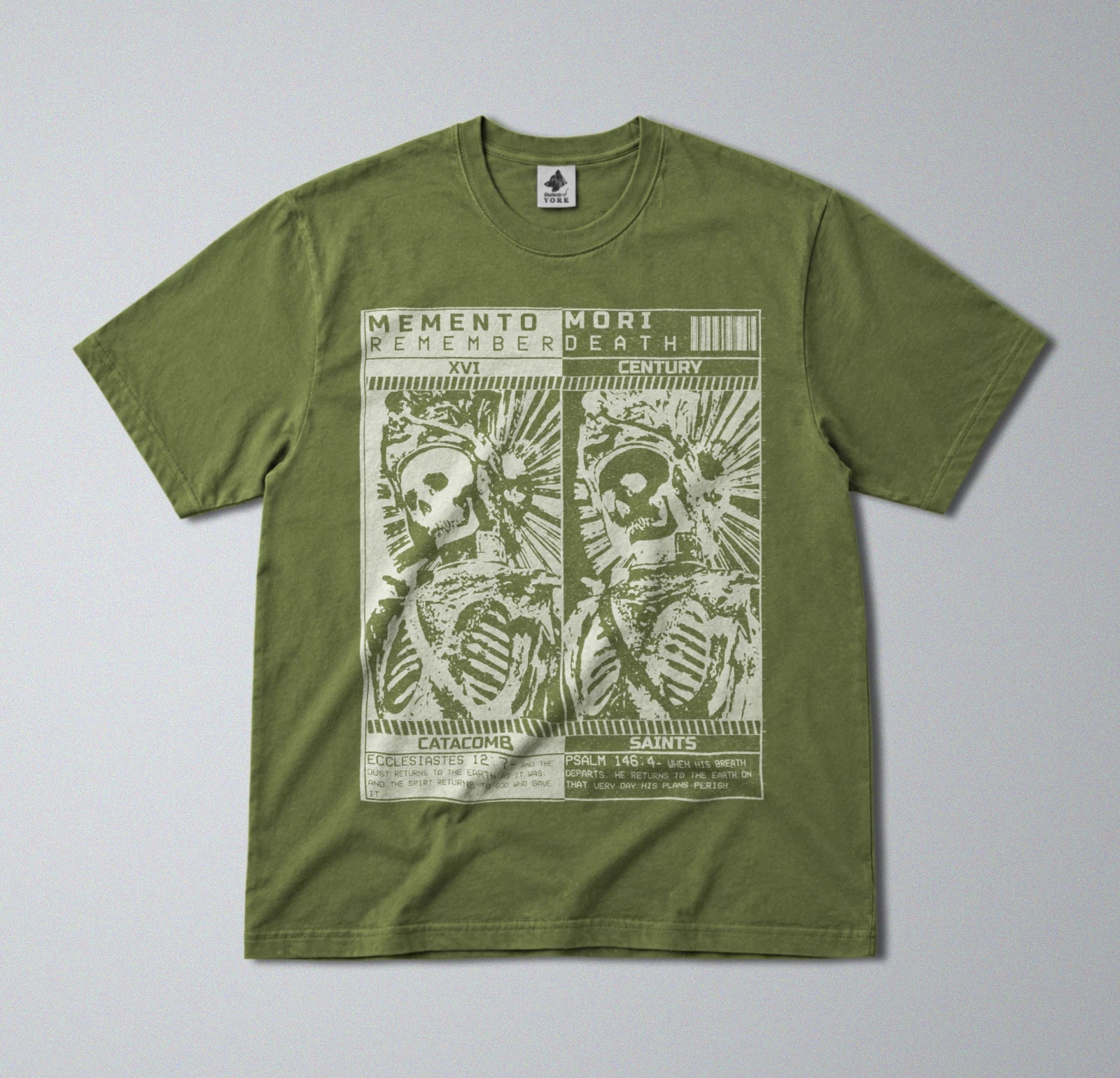 100% Cotton Tee - Regular Fit - Unisex - Memento Mori - Religious Proverbs