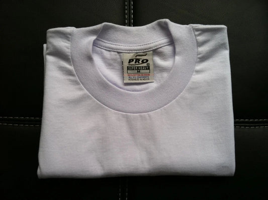 6 NEW PRO 5 PRO5 T-SHIRT SUPER HEAVY WHITE TEE PLAIN BLANK XLT TALL 6PC